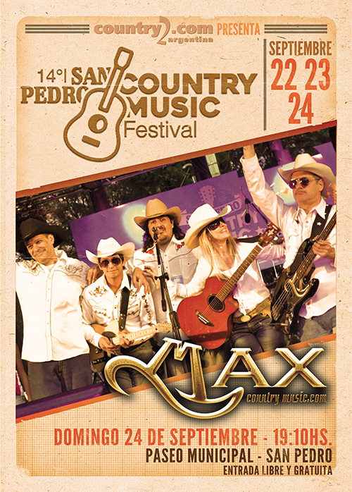 MAX en San Pedro Country Music Festival 2017